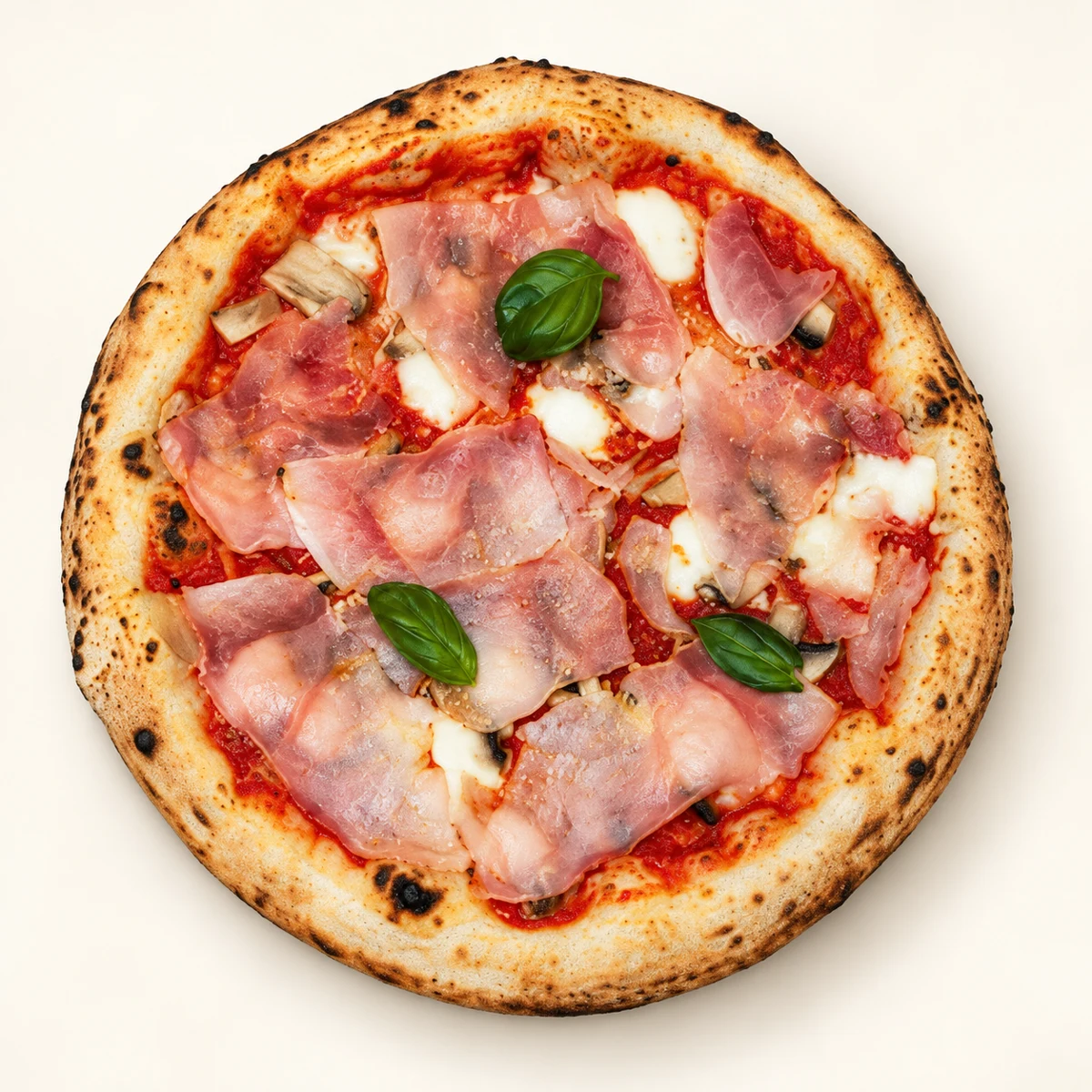 Pizza Prosciutto e funghi