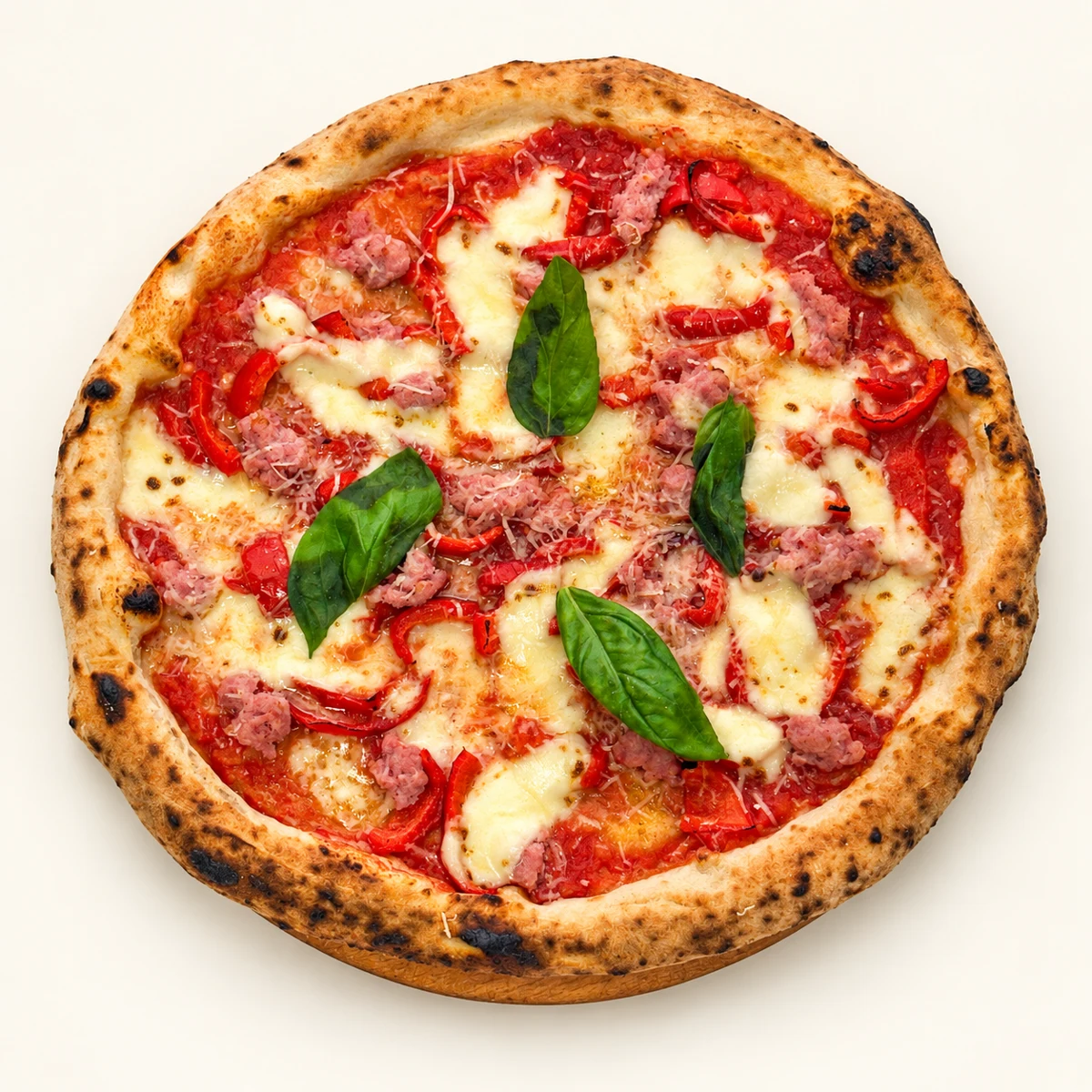 Pizza Salsiccia e Peperoni
